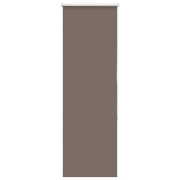 Estor Enrollable Opaco Color Café 55x150 cm Tela Ancho 50,7cm - 1