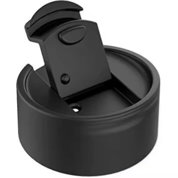Paquete de 2 accesorios de tapa o tapa de café Hydro Wide Mouth Flip y Sip Replacement compatibles con Hydrofrasco, Nalgene y muchos más Sujetador de botella de agua superior - 1