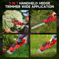 Podadora De Bricioles Eléctrica Sin Cable Para Jardín Herramientas De Podar Arbustos Y Grama Compatible Con Batería Milwaukee 18V (No Incluye Batería) - details 4