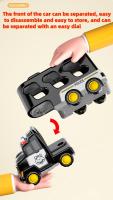 Juguete Educativo 5-en-1 Vehículos De Ingeniería Y Policía Coches De Fricción Para Niños Regalos De Navidad Y Cumpleaños - details 2