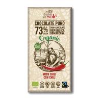 Chocolate Negro 73% con Chili Ecológico 100g - Chocolates Sole - details 0