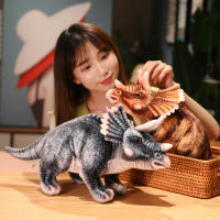 Muñeco De Peluche Creativo Triceratops 32-46cm Simulación De Dinosaurio Juguete Para Niños Regalo De Cumpleaños Juguetes De Dinosaurios Para Niños Hombres - details 5