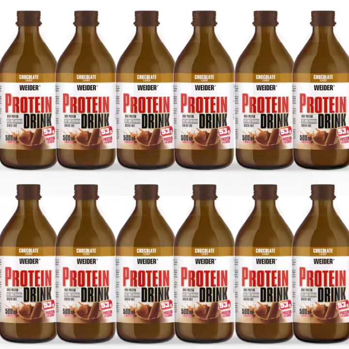 X12 PROTEIN DRINK (12X500ML) CHOCOLATE - Weider - 1