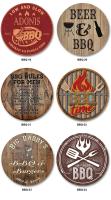 BBQ Zone Signo De Metal Vintage Para Jardín Fiesta Al Aire Libre Decoración Reglas Del Barbacoa Slogan Retro Placa De Barbecue Dad - details 4