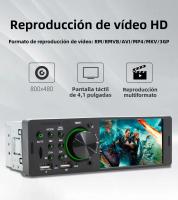 BQCC Radio De Coche 1 DIN 4 Pulgadas Bluetooth MP5 Colorido Con Luz USB TF Reproductor De Música Hands-Free Control Remoto Audio ISO - details 2