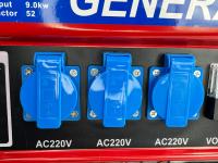 Linea HD – Generador Eléctrico de Gasolina – Modelo 5500 KS, 5500W Reales, Arranque Eléctrico, Trifásico y Monofásico. - details 2