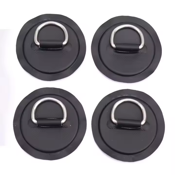 Para accesorios de Barco de Kayak de PVC, parches de almohadilla D para tablas de surf, kayak y Canoe, Blanco - 1