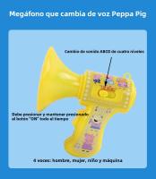 Peppa Pig Altavoz Manillar Infantil Con Cambio De Voz Divertido Amplificador Temático De Fiesta Juguete Educativo Para Niños Instrumentos Musicales Regalos - details 2