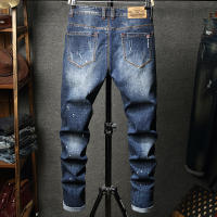 Jeans De Denim Para Hombre Estilo Hip Hop High Street Marca Conocida Calidad Alta Tallas Grandes Con Agujeros Pantalones Casuales De Cierre Botón Fly - details 2