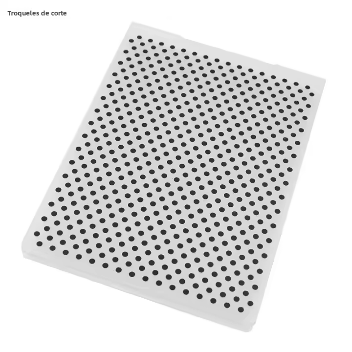 Carpeta De Embossing Con Patrón De Puntos Redondos Para Scrapbooking Herramienta De Tarjeta De Papel Decoración Suministros De Manualidades Plástico - 1