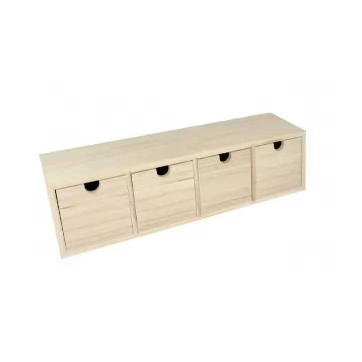Artemio                             MUEBLE MADERA 4 CAJONES ARTEMIO 44x10x15 CM - 1