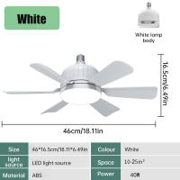 Bombilla LED De Techo Con Ventilador De 40W E27 Control Remoto Inteligente Para Dormitorio Y Sala De Estar Luz Y Ventilador En Uno Moderno Y Eficiente - details 12