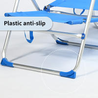 S7 STAR Silla Playa Plegable, Respaldo Ajustable con Cojín Acolchado, Sillón Ligero Multiposiciones Ideal para Jardín Beach Piscina, Silla Portátil Resistente con Apoyabrazos al Aire Libre - details 0