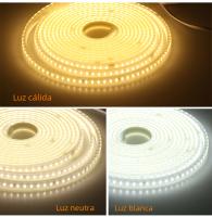 Tira LED Flexible 220V 120LEDs 8W/m Con Enchufe EU Y Interruptor Luz LED No Dazzling Impermeable Para Uso Exterior Tape LED - details 4