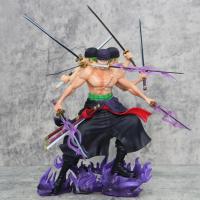 Figura De Acción Anime One Piece Roronoa Zoro 30cm PVC Juguete Coleccionable Para Niños Y Adultos Regalo De Cumpleaños - details 15