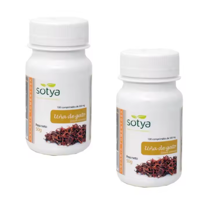 SOTYA UÑA DE GATO 100 COMPRIMIDOS PACK 2 UNIDADES - 1