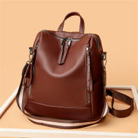 Mochila De Lujo Para Mujer Estilo Preppy Bolso De Hombro Suave Impermeable Bolsa Multifuncional Para Estudiantes Jóvenes - details 10
