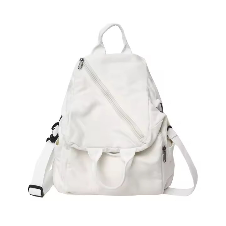 MoChila Casual De Lona Para Mujer Gran Capacidad Bolso De Mano Para Estudiantes De Colegio Viaje Mochipa De Hombre Vintage - 1