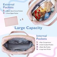 Bolsa de pañales, Bolsa de mano, Bolsa Grande para Bebe, expandible, Ligera, Bolsa cambiadora, Bolsa de mano acolchada - details 2
