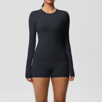 SSITO Traje Deportivo de Yoga para Mujer, 2 UDS., entrenamiento, ajuste Seco, transpirable, Top Deportivo de Alta elasticidad, pantalones de Yoga de Belte Alta para Mujer - details 8