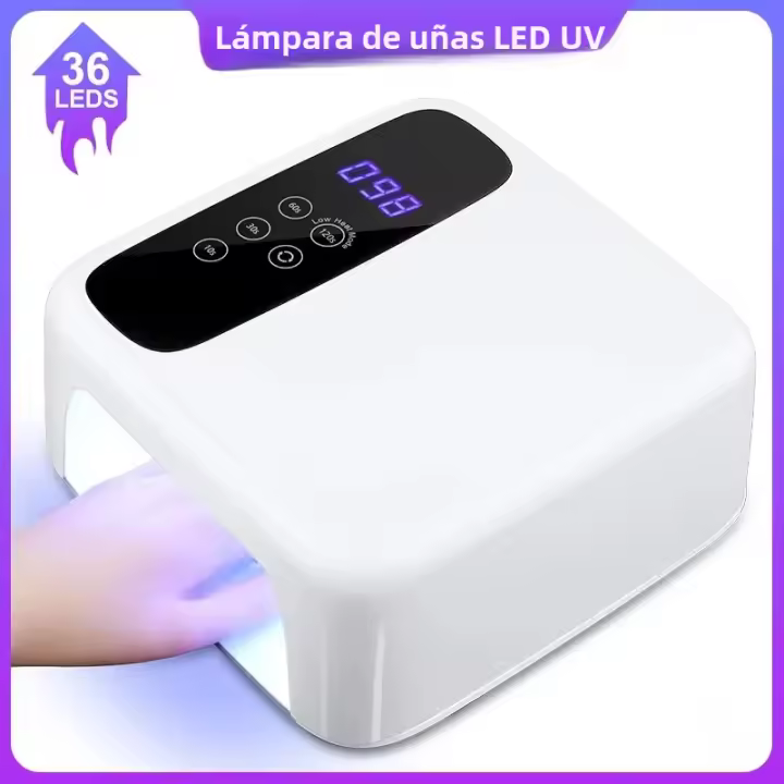 Lámpara Secadora De Uñas LED UV Profesional 72W Con Pantalla HD Y Secado Rápido Para Todos Los Polvos De Uñas Y Herramientas De Manicura - 1