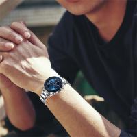 Reloj De Cuarzo Retro Clásico Para Hombres Odeda Design 2024 45mm 30m Impermeable Deportivo Y De Negocios Con Cierre De Plegar Y Seguridad - details 9