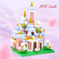 Mini Bloques De Construcción Para Castillos Y Iglesias Juguete DIY De Cuentas Micro Para Niñas Regalo De Cumpleaños - details 0