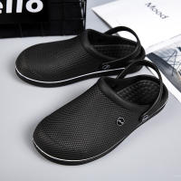 Zapatillas Planas Para Hombre EVA Impermeables Perforadas Con 2 Pares De Sandalias Y Pantuflas Zapatos De Pesca Zapatos De Enfermera - details 3
