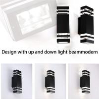 Lámpara De Pared LED Impermeable IP65 E27 Reemplazable Para Exterior Y Interior 3 Colores Para Jardín Puerta Balcón Dormitorio Sala De Estar - details 9