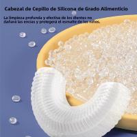 Cepillo De Dientes Eléctrico Para Niños 360 Grados Limpieza Automática Silicona Alimentaria USB Recargable Dientes U-Shaped - details 8