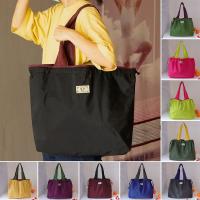 Bolsa De Compras Ecológica Y Fashion Con Cierre De Cordón Bolsa De Viaje Impermeable Reutilizable Para Supermercado Y Grocery - details 0