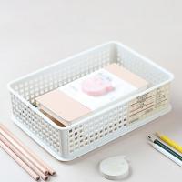 Cesta De Almacenamiento Para Escritorio Ecológica De Plástico Para Snacks Juguetes Y Artículos Domésticos Caja De Almacenamiento Para Cocina Baño Sala De Estar - details 5