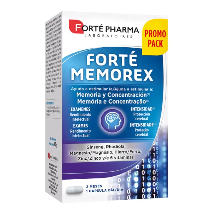 FORTE PHARMA FORTÉ MEMOREX 60 CÁPSULAS - 1