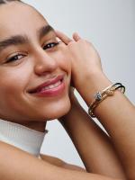 Pandora - VENTA FINAL - Brazalete con Cierres de corazón Celestial-Baño de Oro de 14 K - details 3