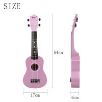 IRIN Ukulele De 21 Pulgadas 4 Cuerdas Rosa Mini Guitarra Basswood Para Principiantes Y Niños Instrumento De Cuerda Regalo Ideal Para Escuela Y Presentaciones Profesionales - details 1