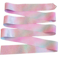 Cinta De Danza Y Gimnasia Para Niños Con Palillo De Girar 2M/4M Brillo Plateado Y Plateado Dorado Para Actuaciones En Escenario - details 5