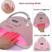 Secador De Uñas LED SUNX12 Max 66 Lámparas UV Para Manicura Secado Rápido Con Base Autodetección Color Rosa ABS 18*21.5*9CM - details 3