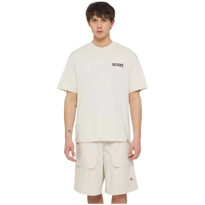 Camiseta de Manga Corta Dickies Beach para hombre en color beige - 1