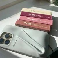 Funda De Teléfono INS Nueva Para iPhone Con Portador De Labial Y Silicone De Color Rhode Compatible Con Series 16 15 14 13 12 11 pro Max plus - details 6