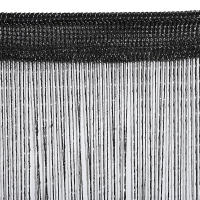Cortina De Hilo Brillante Para Sala De Estar 100x200CM Con Borlas Y Línea Plateada Divisor De Puerta Y Ventana De Color Sólido Moderno Para El Hogar - details 24