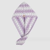 Toalla De Cabello Para Mujer 1 Pieza Turba De Fleece Coral Secado Rápido Absorción Suave Funda Para Cabeza Con Estampado Para Baño - details 5