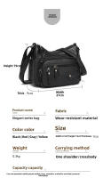 Bolso De Hombro Para Mujer De Cuero Suave Con Múltiples Bolsillos De Cierre De Cremallera Estilo Casual Para Trabajo Y Citas - details 6