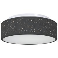 Lámparas de Techo vidaXL con Pantalla Estrellada Negra Ø 38 cm Tela E27 - details 1