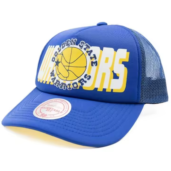 Gorra Mitchell & Ness Golden State Warriors Billboard Hwc para unisex en color azul - 1