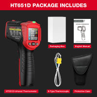 HABOTEST HT651D Termómetro Infrarrojo Con Láser Medidor De Temperatura No Contacto Industrial Rango -50-800℃ Digital Portátil - details 23