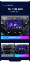 Junsun Radio Coche para Iveco Daily 2014 2015 2016 2017 2018 2019 2020 2021 Inalámbrico CarPlay Android Auto AI Voice 2 din Pantalla Coche Android Auto Multimedia Navegación GPS Auto radio - details 2