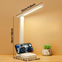 Lámpara De Mesa LED Recargable USB Plegable Con Protección Ocular Y Control Táctil 3 Modos Dimmer Para Dormitorio Y Lectura Miflame - details 2