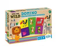 Dominó Into the Wild - Juego Educativo Infantil para Niños de 3+ Años | Aprende y Juega con Animales Salvajes | Desarrolla Memoria, Lógica y Habilidades Sociales | 28 Piezas Resistentes y Coloridas | Ideal para Casa o Escuela - Producto Stuffle Original - details 0