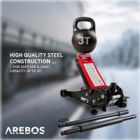 AREBOS Gato hidrÃ¡ulico de 3 t con una altura de elevaciÃ³n de 85 a 500 mm - details 9