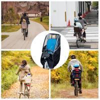 Cubierta De Lluvia Para Asiento De Niño En Bicicleta Con Ventana Transparente Universal Impermeable Para Bicicleta - details 3
